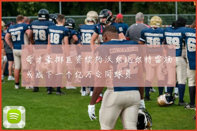 奇才豪掷巨资续约沃尔比尔特雷杨或成下一个亿万合同球员